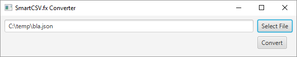 SmartCSV.fx.Converter UI